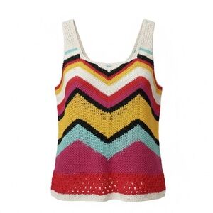 Romeo & Juliet Couture White Crochet Top